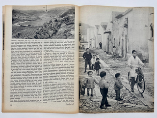 Sicilia, Le fotografie di Carlo per l'articolo Valore di una diga di Camillo Loli all'interno della rivista "Sapere" (n. 638 febbraio 1963)